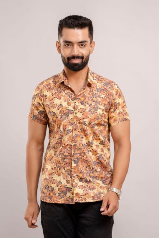 Jaipuri Print Cotton Men's Shirt