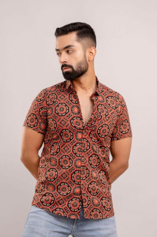 Jaipuri Print Cotton Men's Shirt