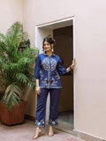 Embroidery Work Cotton Flex Co-ord Set Kurta Set